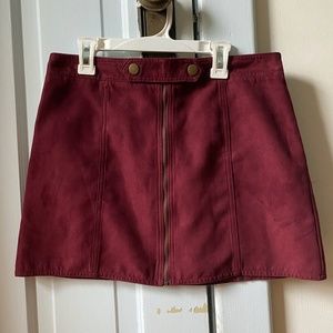 LA Hearts Suede Skirt